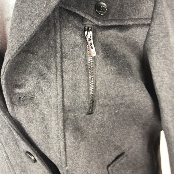 ZHPUAT Men’s wool overcoat in Gray Size Medium - Picture 4 of 9